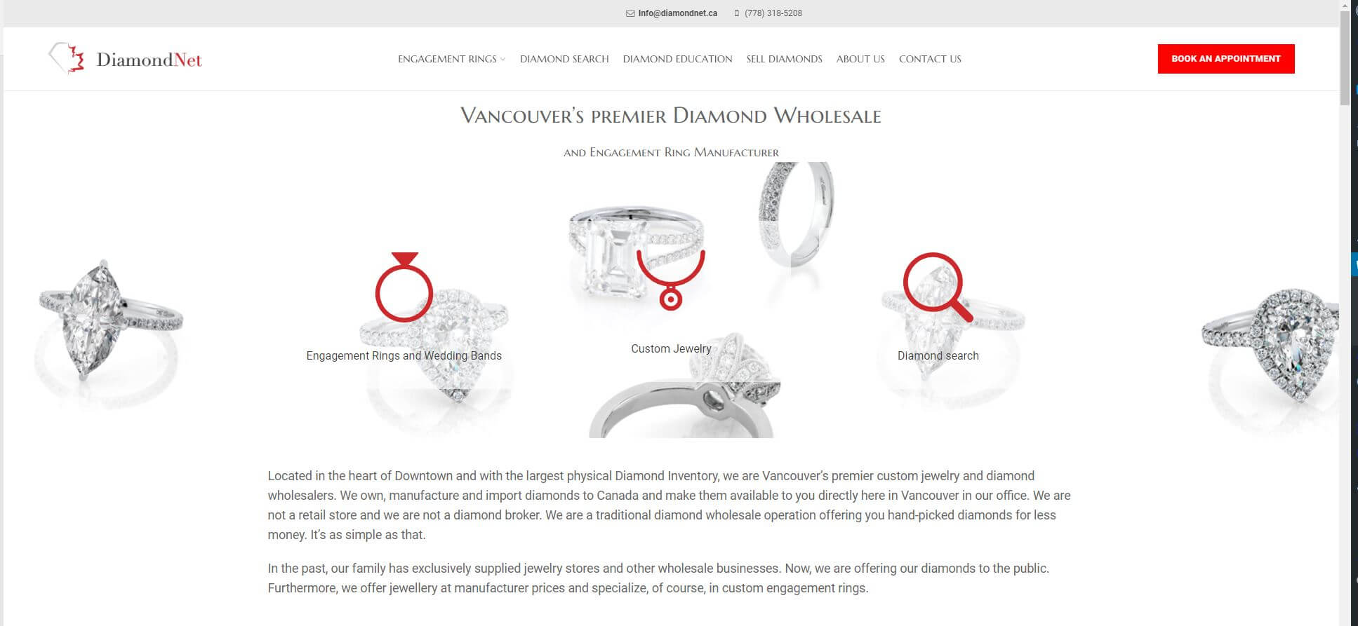DiamondNet Website