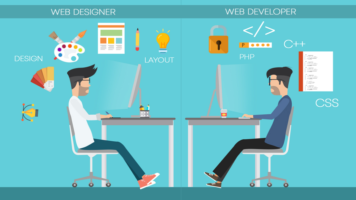 Difference between a web designer and a web developer