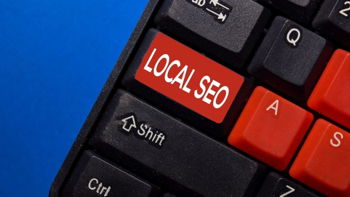 Local SEO write on laptop-keyboard