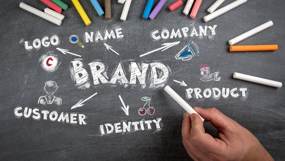 Brand logo name identity and customer