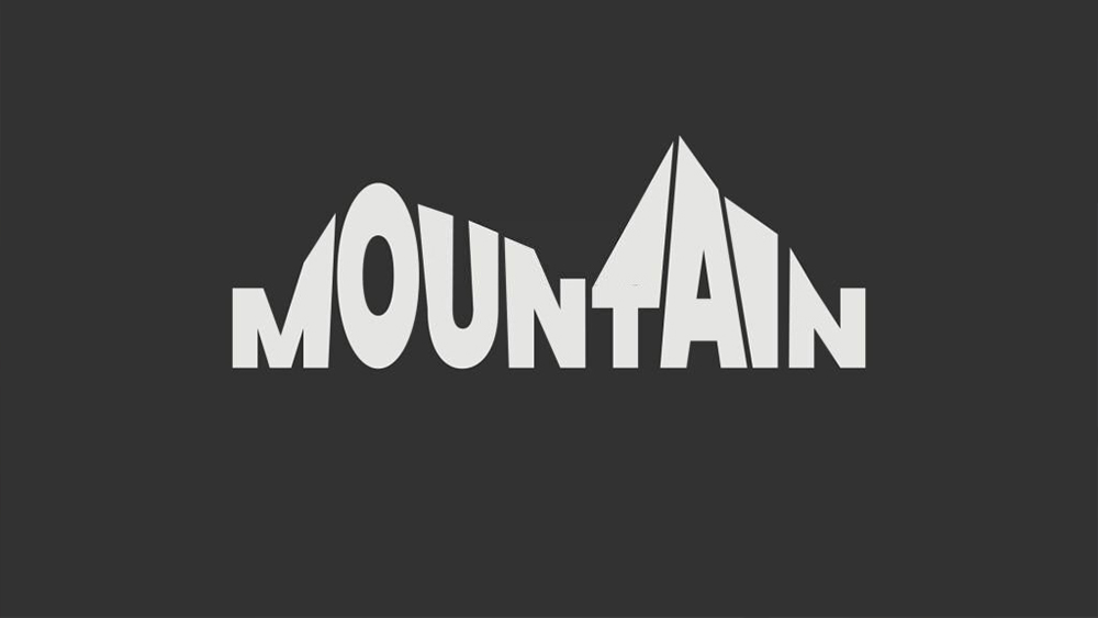 Mountain wordmark logo