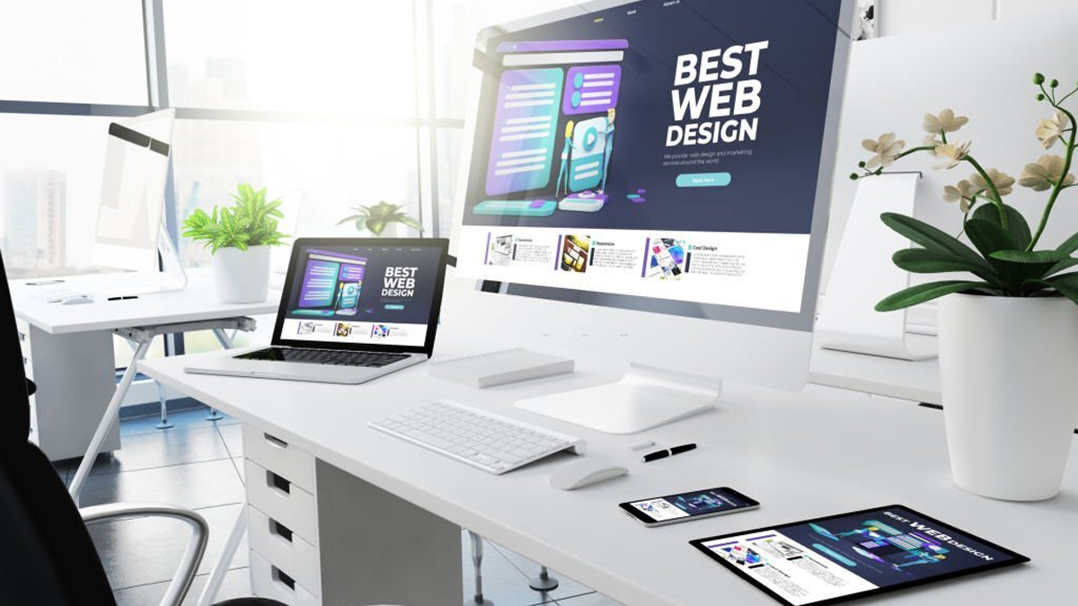 Responsive web design on different devices