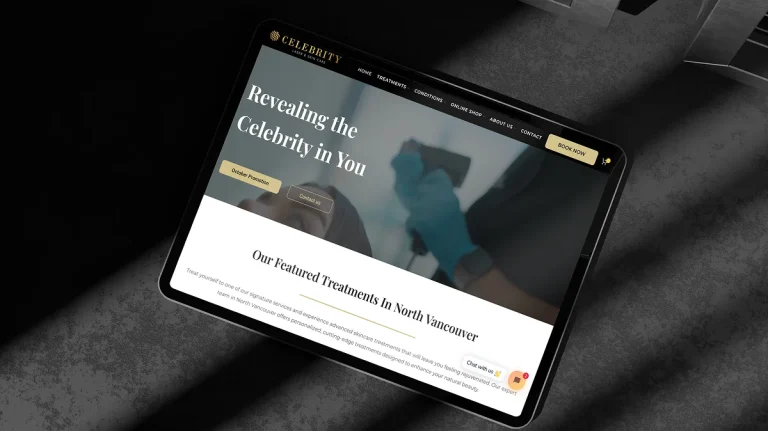 Celebrity Laser & Skin Care Clinic Mockup